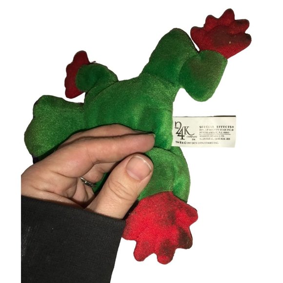 Special Effect 24K GreenTree Frog w Red Feet  Beanie Plush - Approx. 6" Long - P - Picture 8 of 9